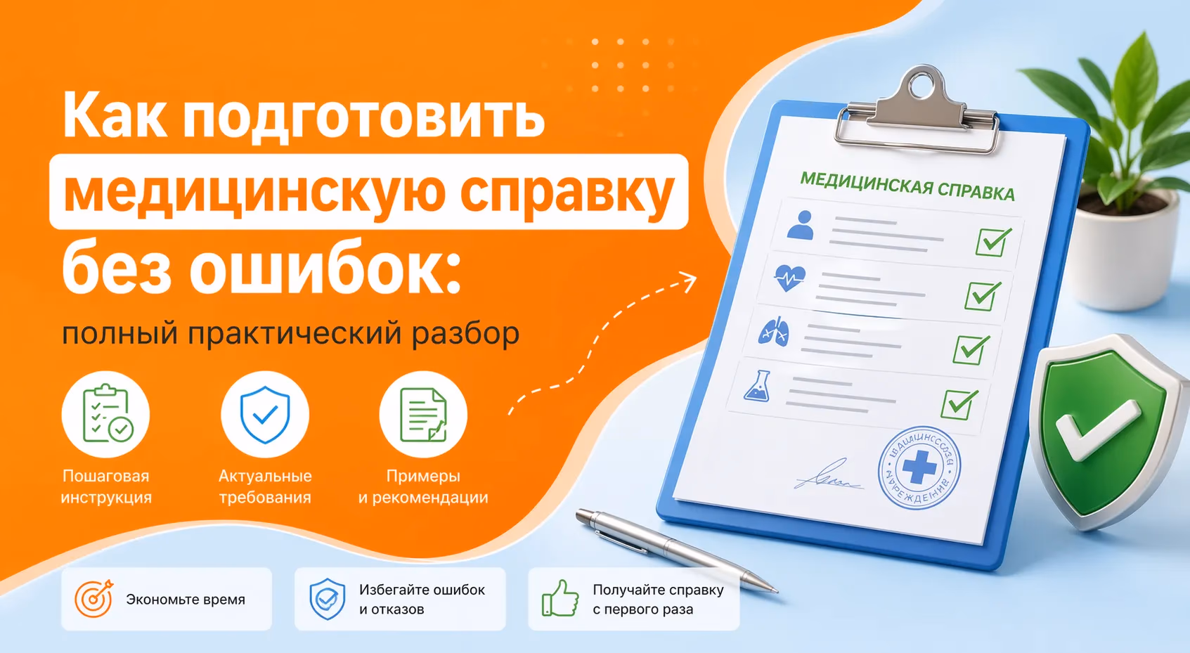Оформление медицинской справки без ошибок: документы и анализы для подачи